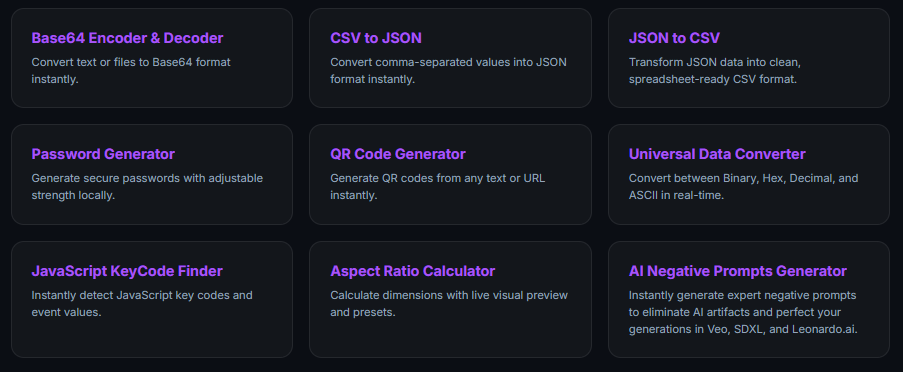 Neon tech elements representing a creator toolbox